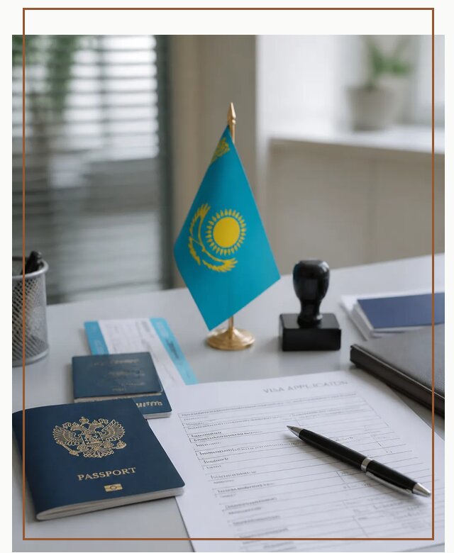 Оформление визы в Казахстан для поездки и работы в Сестрорецке