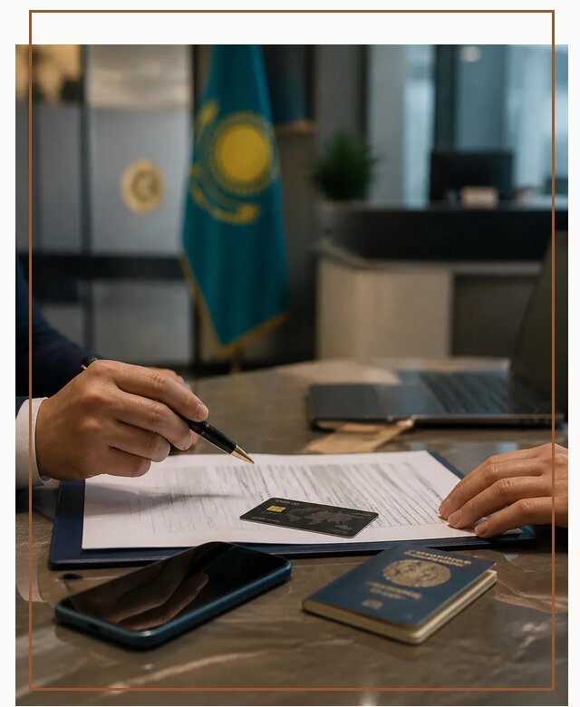 Открытие счета и банковской карты в Казахстане в Сестрорецке